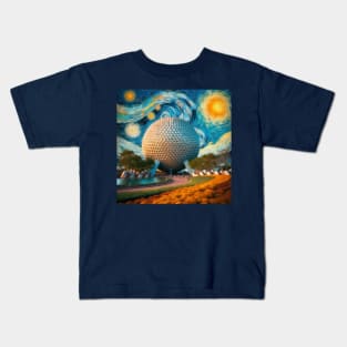 Epcot Van Gogh Kids T-Shirt